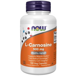 L-Carnosine 500mg by Now Foods  -  100 VegCap - 1 of 2