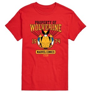 Men's - Marvel - Property of Wolverine Short Sleeve Graphic T-Shirt - 1 of 4
