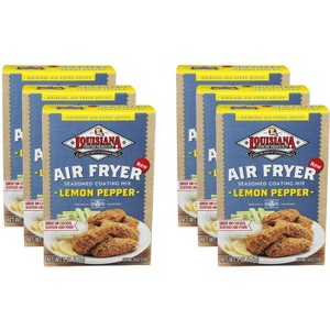 Louisiana Fish Fry Mix Coating Lemon Pepper - Pack of 6 - 5 Oz - 1 of 2