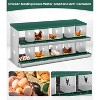 Coucheta Chicken Nesting Boxes - Available in Multiple Styles (Bracket Leg/Two-Tier/Wall Mount) & Compartments (6/8/10) for Easy Egg Collection. - 2 of 4