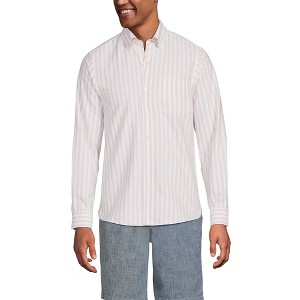 Lands' End Men's Traditional Fit Comfort-First Sail Rigger Oxford Shirt - 1 of 4