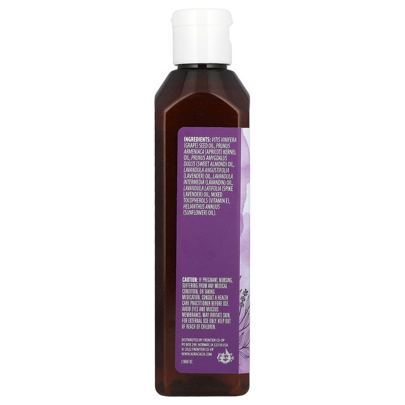 Aura Cacia Body Oil, Lavender, 8 fl oz (237 ml), 2 of 3