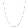 Black Bow Jewelry 1mm, 14k Yellow Gold, Solid Parisian Wheat Chain Necklace - 3 of 4