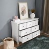 Modern 7 Drawers Dresser, Storage Drawers Cabinet For clothes in Living Room, 47.25 Inch Length Drawers Dresser-Cuddlewood - 3 of 4