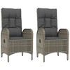 vidaXL Garden Dining Set Black and grey Poly Rattan and Powder-Coated Steel - 4 of 4