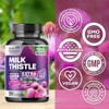 Milk Thistle Supplement for Liver Detox and Cleanse 1000mg, Milk Thistle Extract - 60 Count;120 Count - 4 of 4