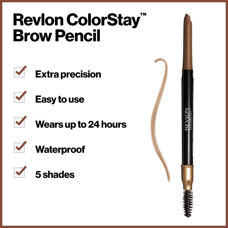 Revlon Colorstay Brow Pencil - Waterproof with Angled Tip, 5 of 17
