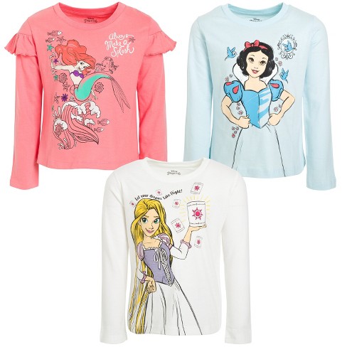  Disney Princess Ariel Rapunzel Girl Footed : Clothing, Shoes &  Jewelry