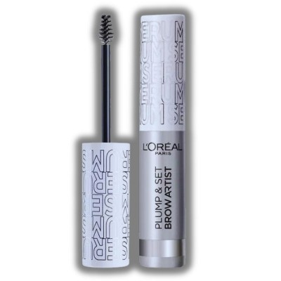 L'Oreal Paris Plump & Set Brow Artist Brow Gel – 000 Transparent | Loreal Volumizing & Smudge-Proof (# 3600523755264)
