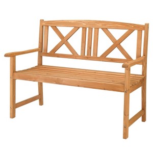 Karl Home | 46 in. Fir Wood Outdoor Bench - 1 of 1