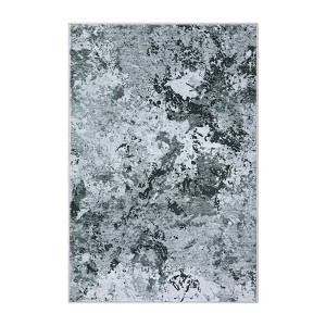 Bohemian Abstract Area Rugs Washable Non-Slip Backing Modern Soft Decor Rug Carpet Low Pile Durable Floor Mat Home Living Room - 1 of 4