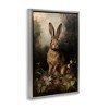 Stupell Industries Bunny in Nature Black Framed Floater Canvas Wall Art - 3 of 4