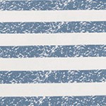 puffed rugged stripes / navy