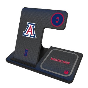 Keyscaper University of Arizona Wildcats Linen 15-Watt 3 in 1 Charging Station - 1 of 4