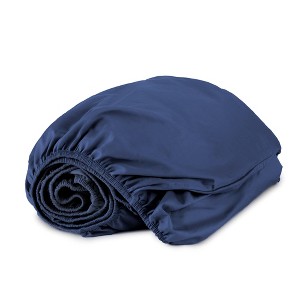 Whisper Organics Organic Cotton Sateen 500 Thread Count Fitted Sheet - 1 of 4
