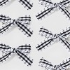 Gingham Bow Hair Clip Set 6pc - Wild Fable™ Black: Fashion Accessories for All Hair Types, Includes Salon & Pelican Clips - 4 of 4