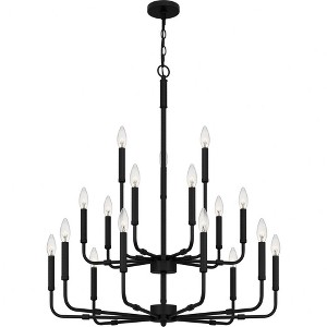Quoizel Lighting Abner 18 - Light Chandelier in  Matte Black - 1 of 4