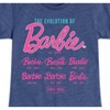 Girls' - Barbie - Logo Evolution Fitted Short Sleeve Graphic T-Shirt - 2 of 4