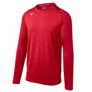 Mizuno Men's Mizuno Alpha Stretch Sleeve Crew - 1 of 2