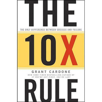 The 10x Rule - by  Grant Cardone (Hardcover)