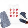 The Juniper Shop Strawberry Watercolor Chart Youth Tank Top - XL - White - 3 of 4
