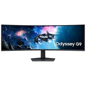 Samsung 49" Odyssey G9 G95C DQHD 240Hz 1ms(GtG) DisplayHDR 1000 Curved Gaming Monitor - 1 of 4