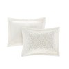 White Amber Cotton Chenille Bedspread Set - image 3 of 4