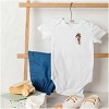 Christmas Santa's Checklist Pocket Baby Romper Boys or Girls Brisco Brands - 4 of 4
