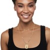 Ross-Simons 0.20 ct. t.w. Diamond Bumblebee Medallion  Paper Clip Link Necklace in 2-Tone Sterling Silver - 2 of 3