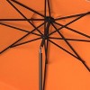 Venice Single Scallop 9Ft Crank Push Button Tilt Umbrella - PAT8010 - Safavieh - 3 of 4