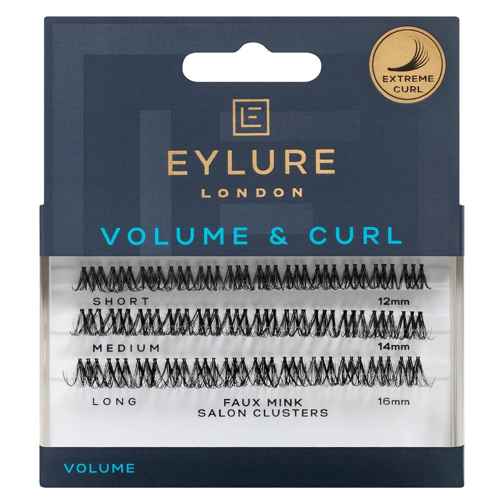 Photos - False Eyelashes Eylure Volume & Curl Cluster  - 36ct 