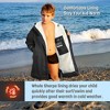 Catalonia Swim Parka for Kids Teens, Lightweight Waterproof Windproof Swim Jacket, Fleece-Lined Warm Changing Coat for Swim Lessons, Beach - 4 of 4