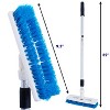 Grout Brush Scrubber Head V-shaped Twist-on Attachment Tough Bristles For  Narrow & Wide Kitchen Shower Tub Tile Surfaces - By Elitra Home : Target