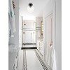 Elegant Lighting Gene 1 light Black and Clear glass Flush mount - 2 of 4