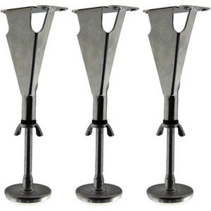 Kings Brand Furniture Adjustable Height Center Support Leg - Bed Frame Feet for Center Support Legs - Replacement Metal Bed Slat Support Leg - 1 of 4
