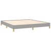 vidaXL Bed Frame Light Gray 59.8 in.x79.9 in. Queen Fabric - 4 of 4