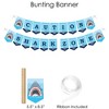 Big Dot of Happiness Shark Zone - Jawsome Party or Birthday Party Supplies - Banner Decoration Kit - Fundle Bundle - 3 of 4