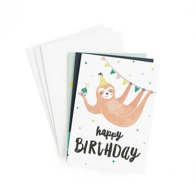 3ct Everyday Card Pack Kids' Birthday
