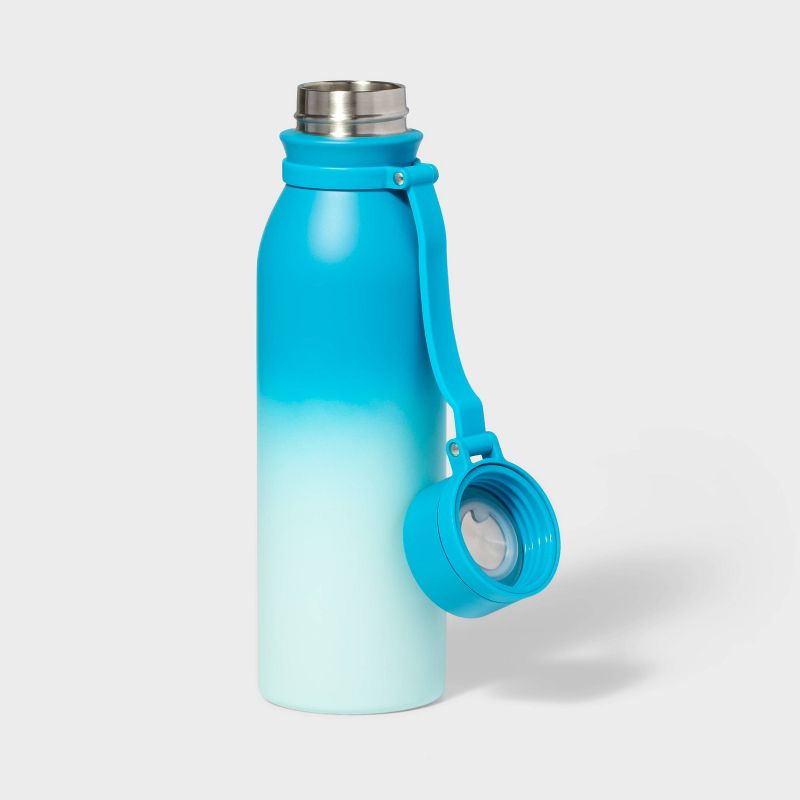 20oz Stainless Steel Water Bottle Blue Ombre - Sun Squad&#8482;, 2 of 4