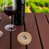 Unique Bargains Bottle Opener Magnetic Beer Opener Beech Wood Light Brown 2.56"x0.59" 1 Pcs - 2 of 4