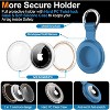 4Pack for Airtag Holder IPX8 Waterproof for Apple Air Tags with Keychain,Shockproof GPS Cover - 3 of 4