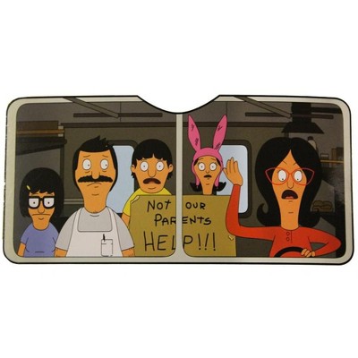 Surreal Entertainment Bob's Burgers Car Sun Shade