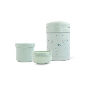 SARO "Galaxy" Food Thermo with Containers - Stainless Steel, Insulated, Hot/Cold, BPA-Free & Microwave Safe - 1 of 2