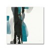 Trademark Fine Art -Chris Paschke 'Black and Teal II' Canvas Art - 2 of 3