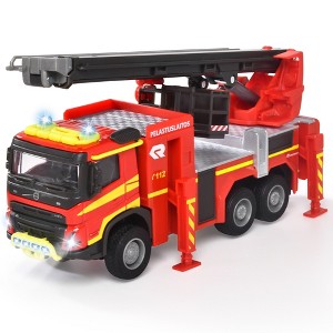 Majorette Volvo Truck Fire Engine - Die-Cast Light & Sound Vehicle, Ages 3+ - 1 of 4