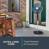 Rowenta Outdoor Extreme Fan Oscillating Portable and Weather Resistant Black: Pedestal, Indoor/Outdoor, Remote, 3 Speeds - 3 of 4