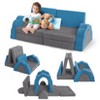 11Pcs Kids Play Couch, Modular Toddler Sofa Set for Creativity, Fort Building & Playroom or Bedroom Furniture - 2 of 4