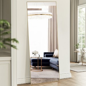 JIONJOY 71"x26" Extra - Large Full - Length Mirror: Freestanding, Wall - Mountable, Lean - Against & Hanging Options for All Your Needs - 1 of 4
