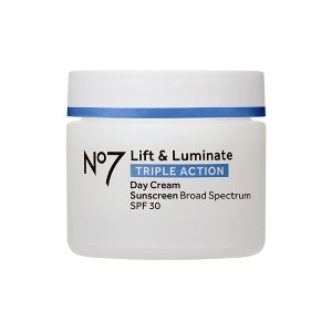 No7 Lift & Luminate Triple Action Day Cream with SPF 30 - 1.69 fl oz - 1 of 4