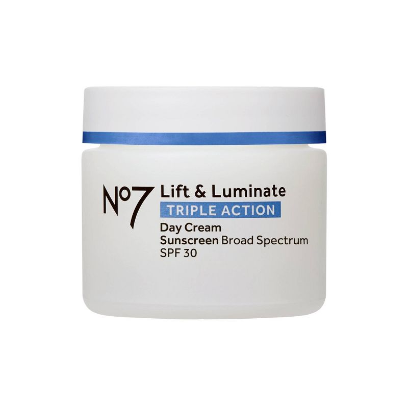 No7 Lift &#38; Luminate Triple Action Day Cream with SPF 30 - 1.69 fl oz, 1 of 10